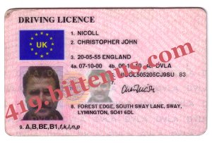 DRIVERS LICENCE